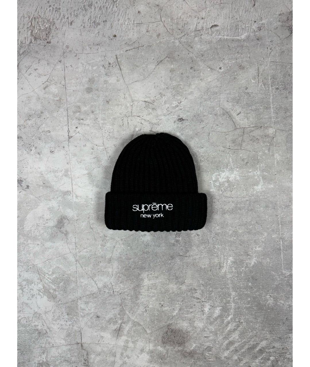 SUPREME Черная шапка, фото 9