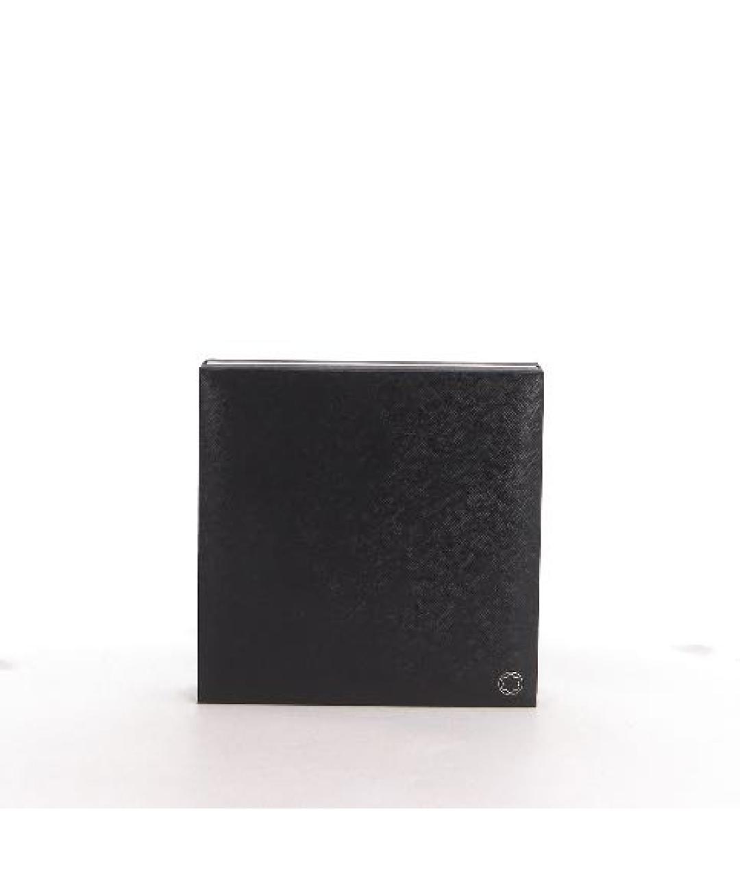 MONTBLANC Черный кожаный кошелек, фото 3
