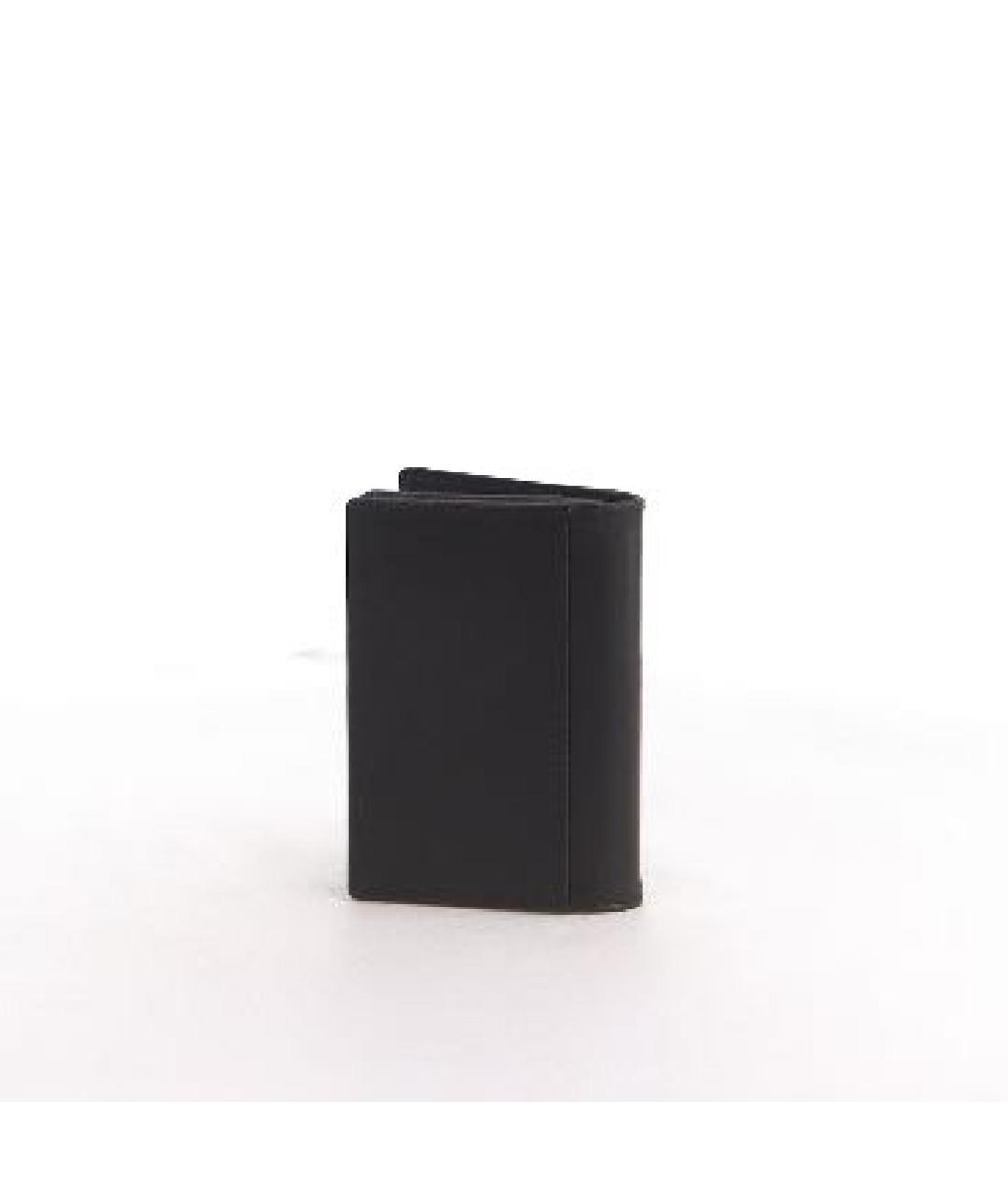 MONTBLANC Черный кожаный кошелек, фото 2