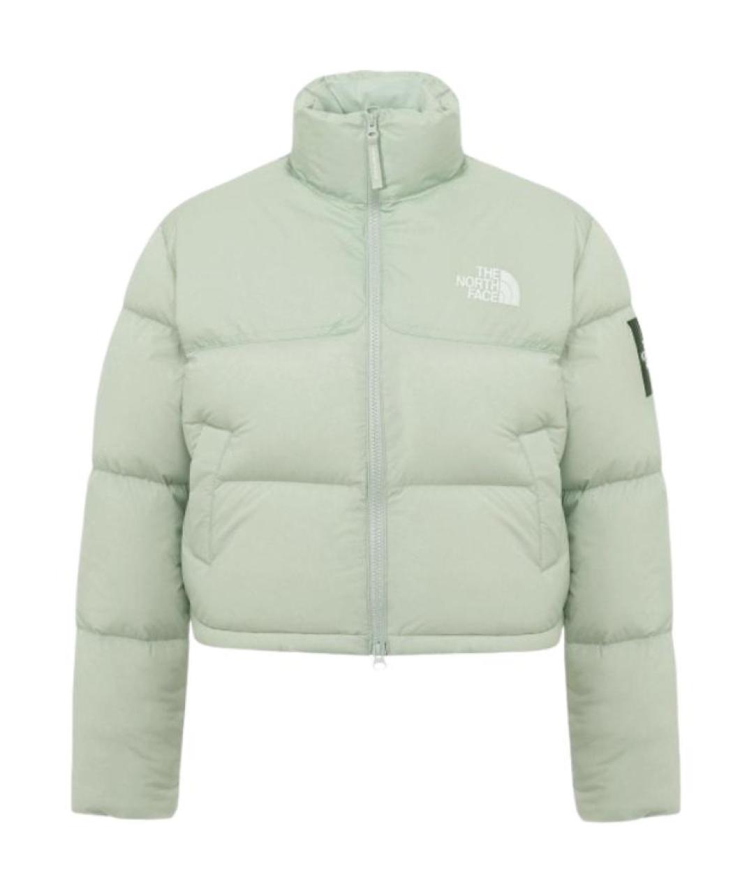 THE NORTH FACE Зеленый полиамидовый пуховик, фото 1