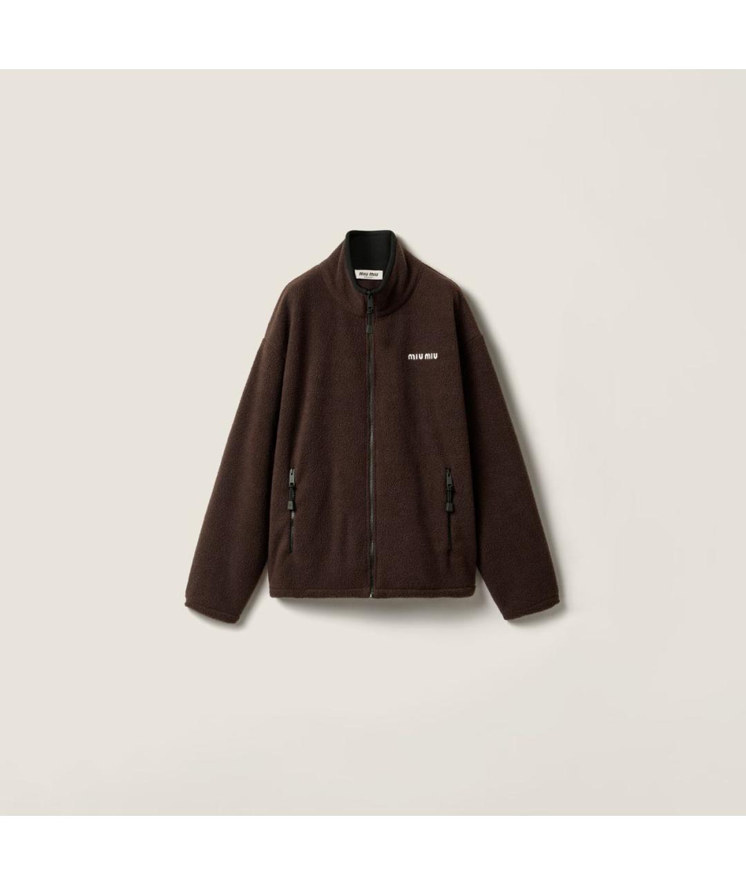 MIU MIU Коричневый жакет/пиджак, фото 5