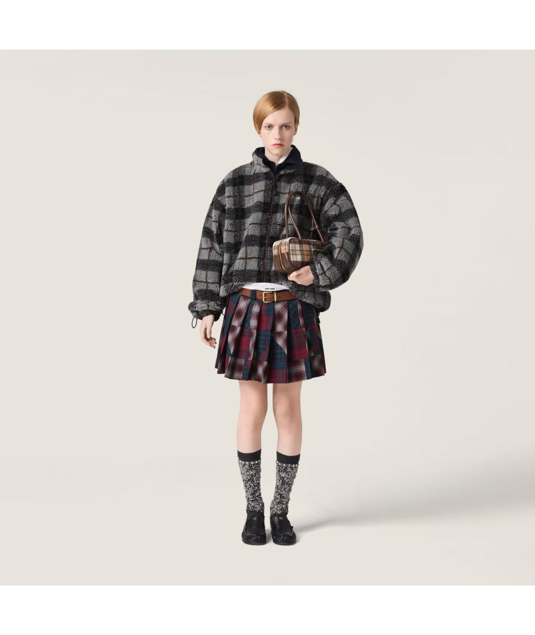 MIU MIU Серая куртка, фото 2