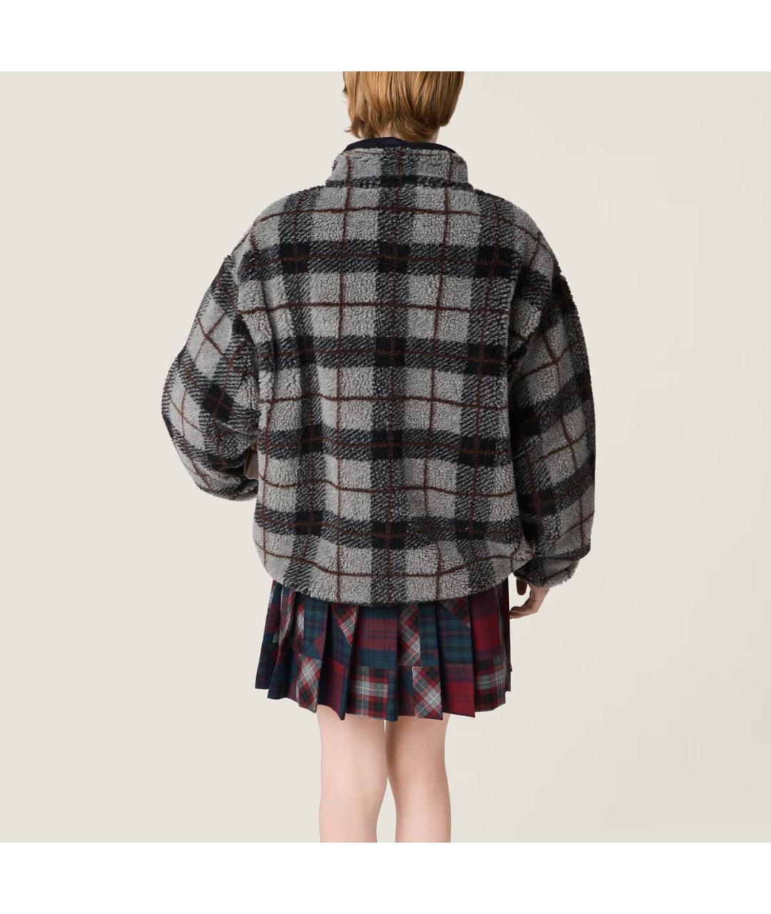 MIU MIU Серая куртка, фото 3