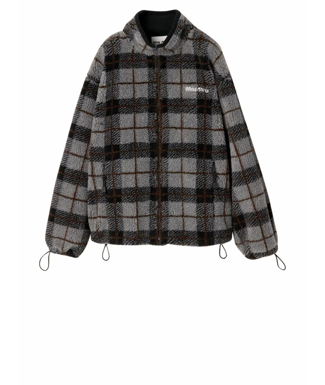 MIU MIU Серая куртка, фото 1