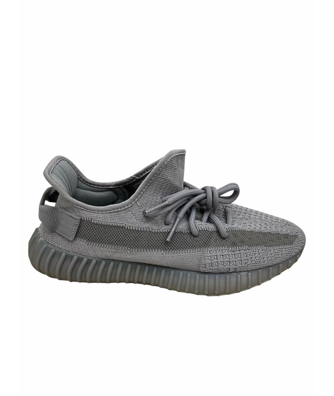 ADIDAS YEEZY Серые низкие кроссовки / кеды, фото 1