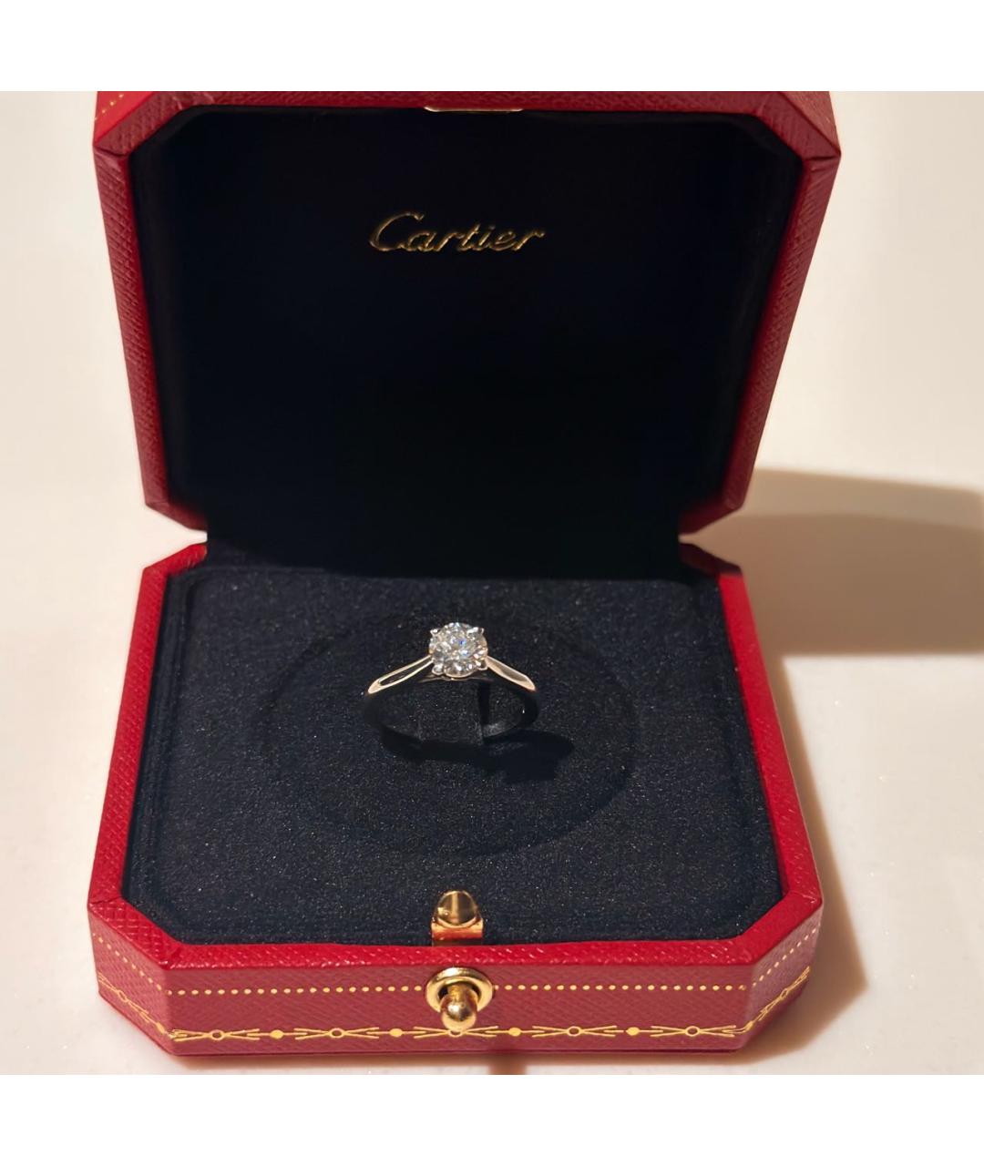 CARTIER Серебряное платиновое кольцо, фото 3