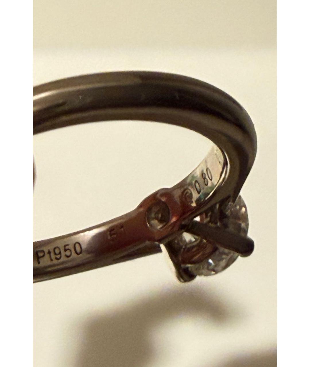 CARTIER Серебряное платиновое кольцо, фото 6