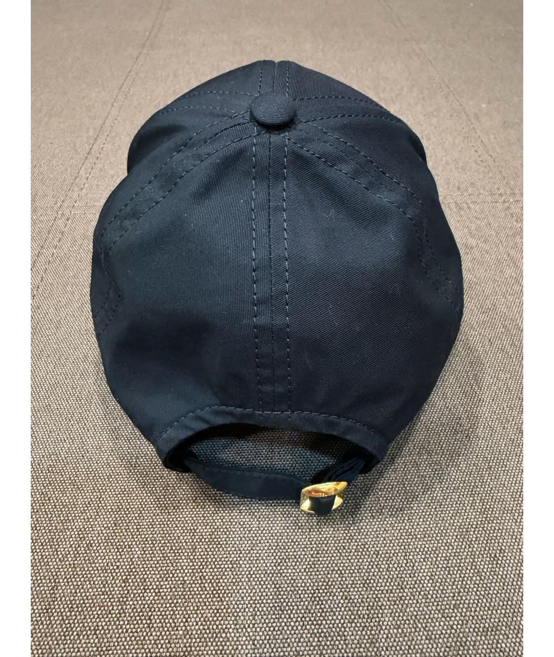 CELINE Черная хлопковая кепка, фото 3