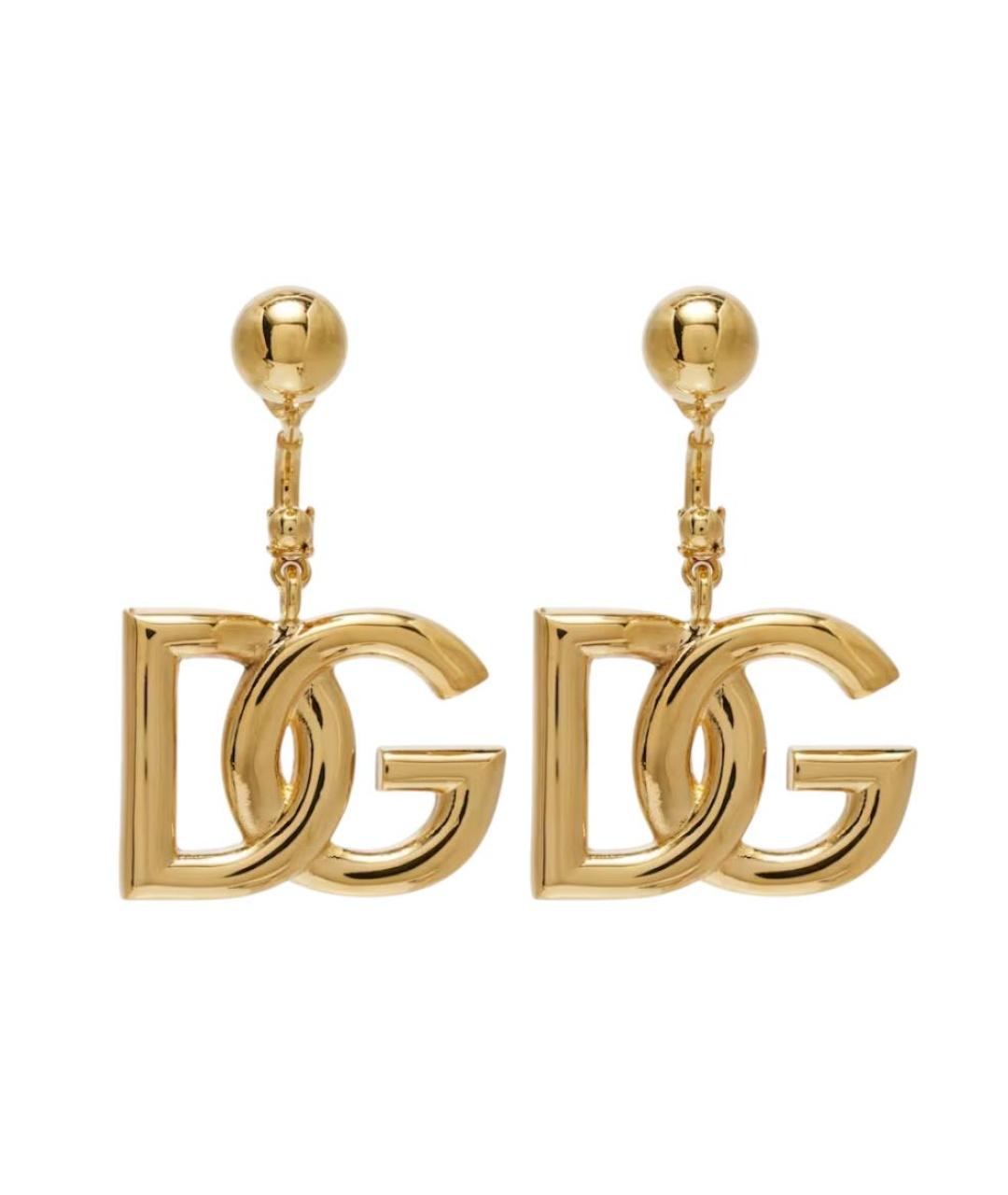 DOLCE&GABBANA Золотые серьги, фото 1