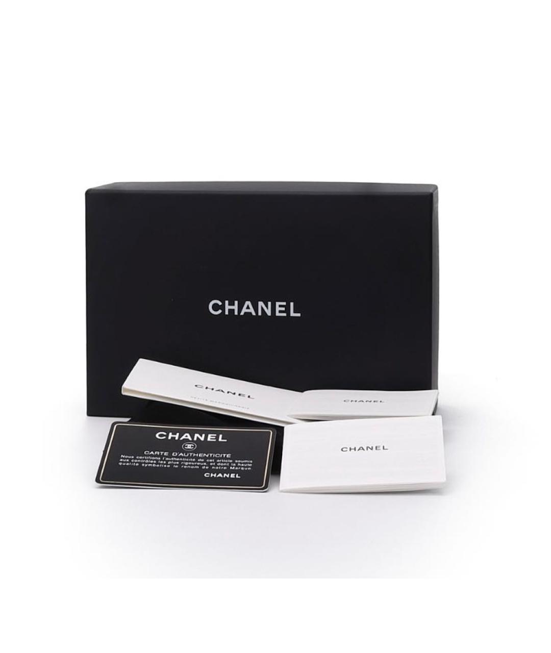 CHANEL Белая кожаная сумка через плечо, фото 5