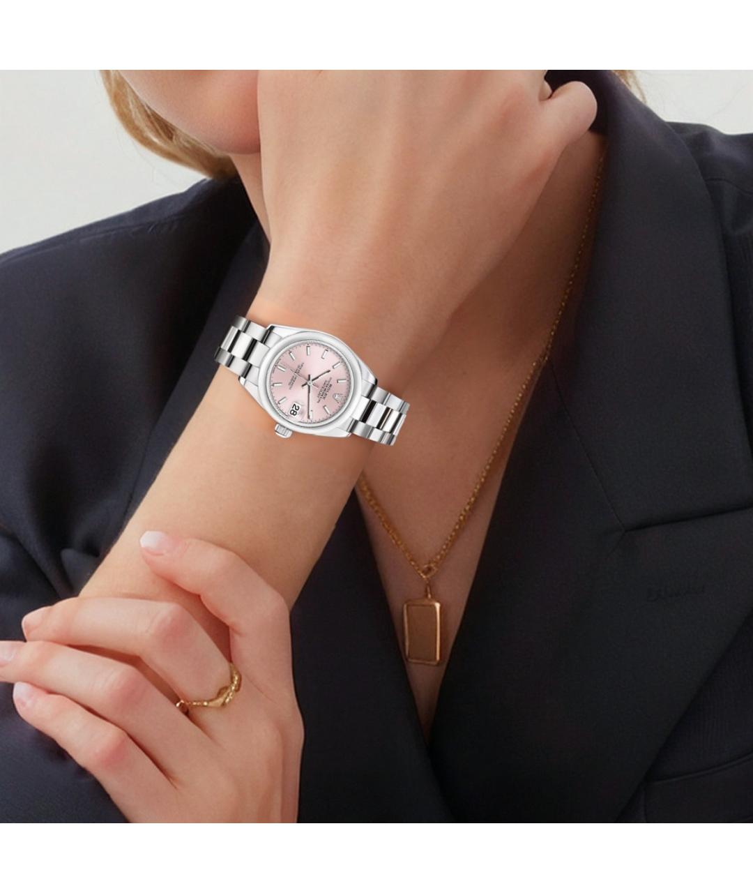 ROLEX Серебряные часы, фото 4