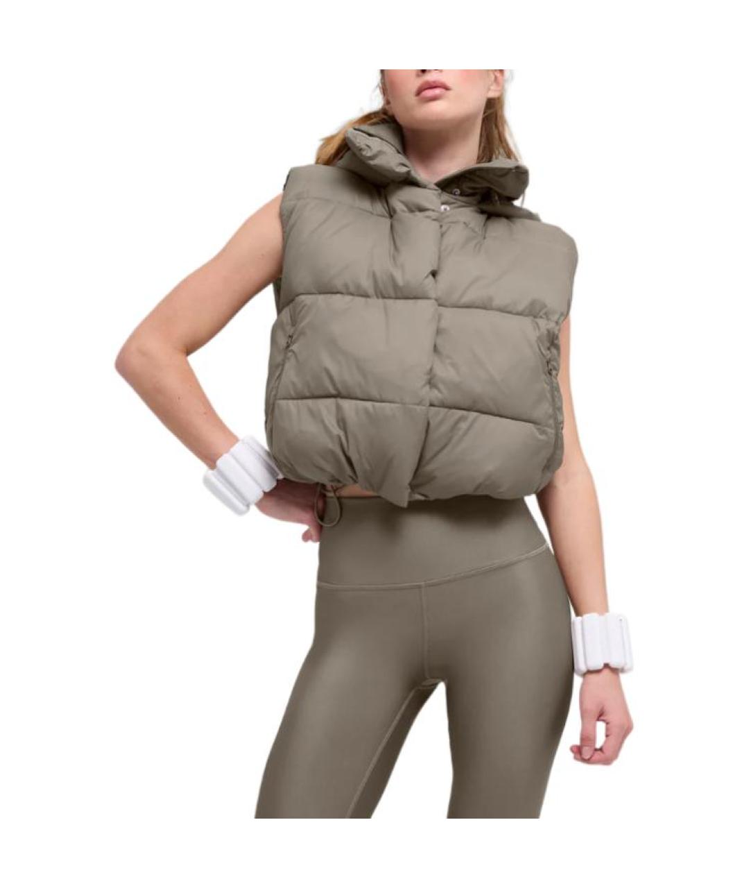 ALO YOGA Бежевый жилет, фото 3