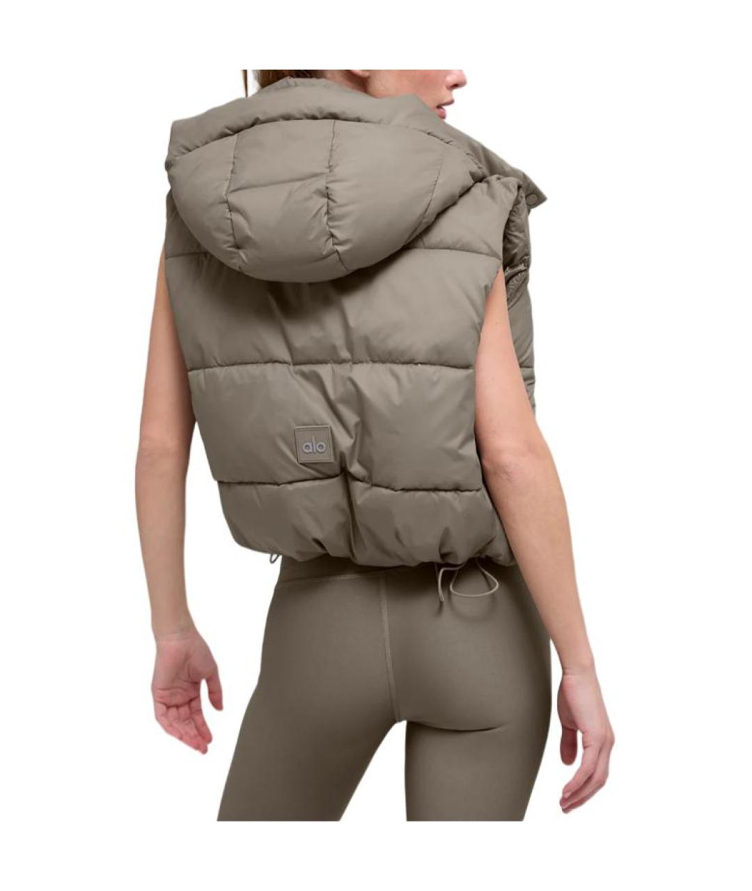 ALO YOGA Бежевый жилет, фото 2