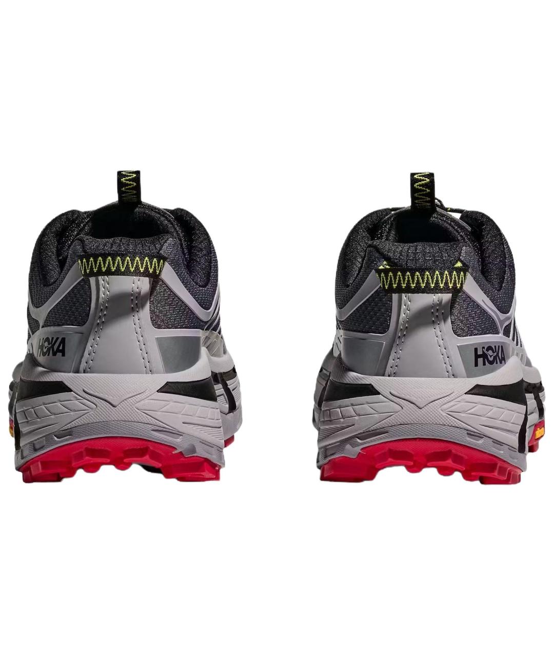 HOKA Серые текстильные кроссовки, фото 4