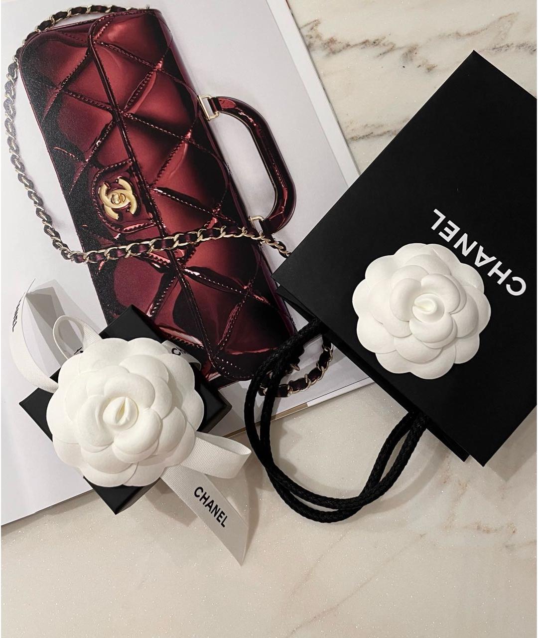 CHANEL Золотые металлические серьги, фото 5