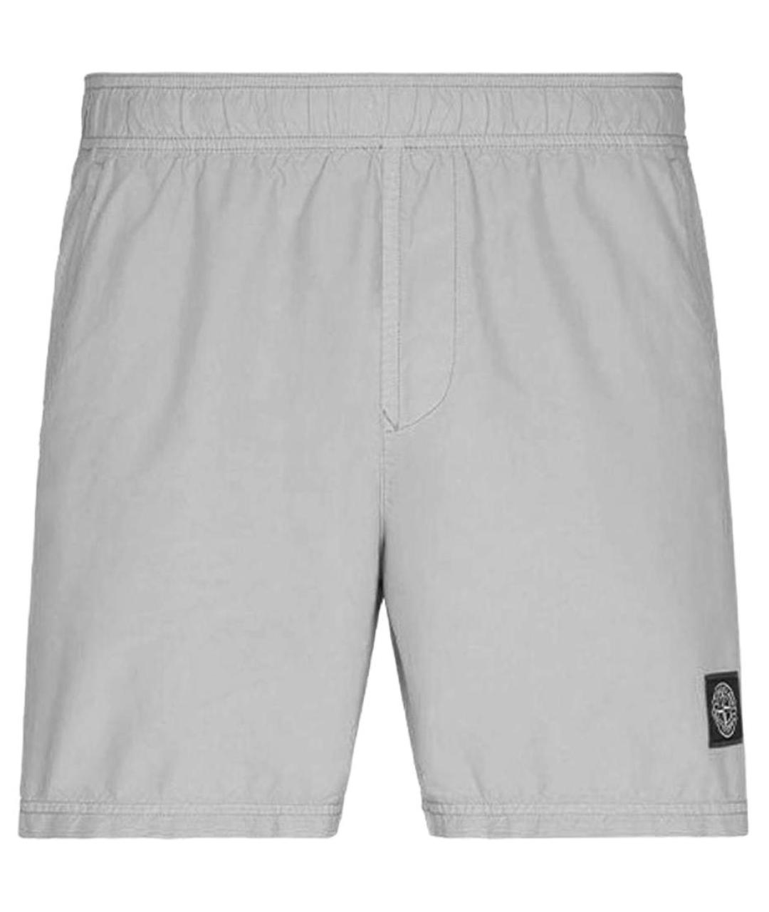 STONE ISLAND Серые шорты, фото 1