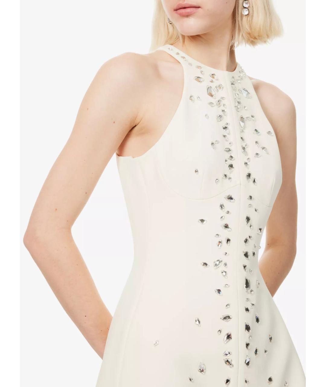 DAVID KOMA Бежевое коктейльное платье, фото 9