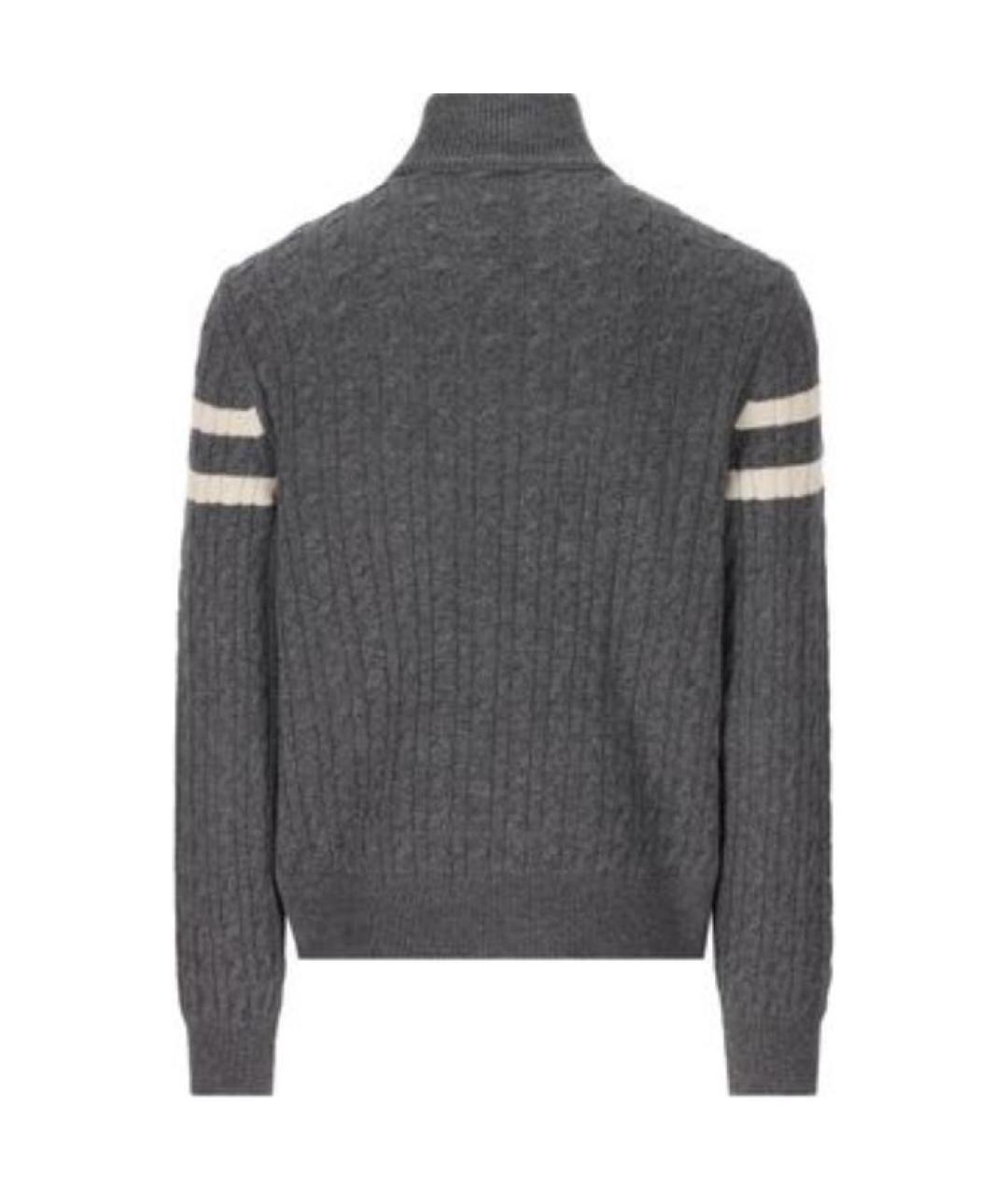 MONCLER Серый пуховик, фото 2