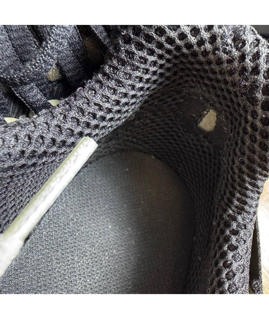 NIKE X OFF-WHITE Черные текстильные низкие кроссовки / кеды, фото 6