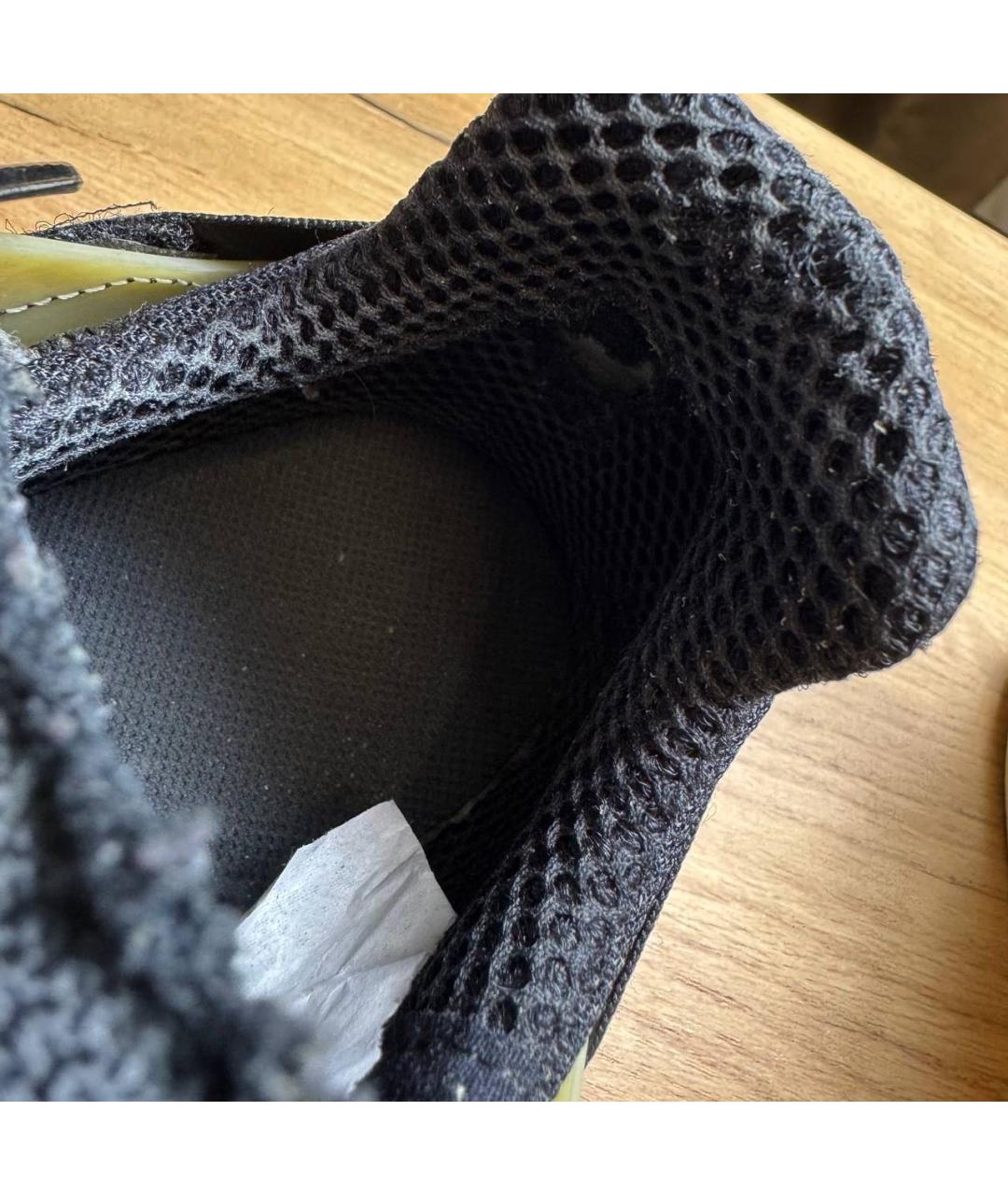 NIKE X OFF-WHITE Черные текстильные низкие кроссовки / кеды, фото 5