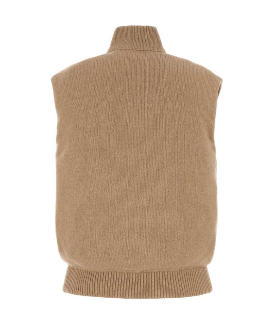 MIU MIU Бежевый жилет, фото 2