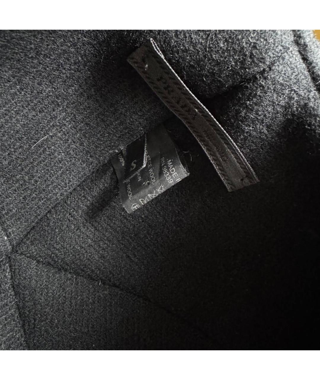 PRADA Темно-синяя шерстяная кепка/бейсболка, фото 6