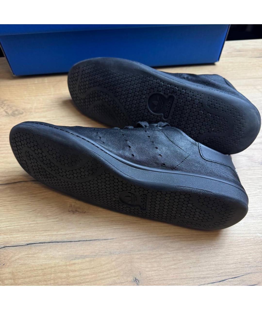 BALENCIAGA Черные низкие кроссовки / кеды, фото 4