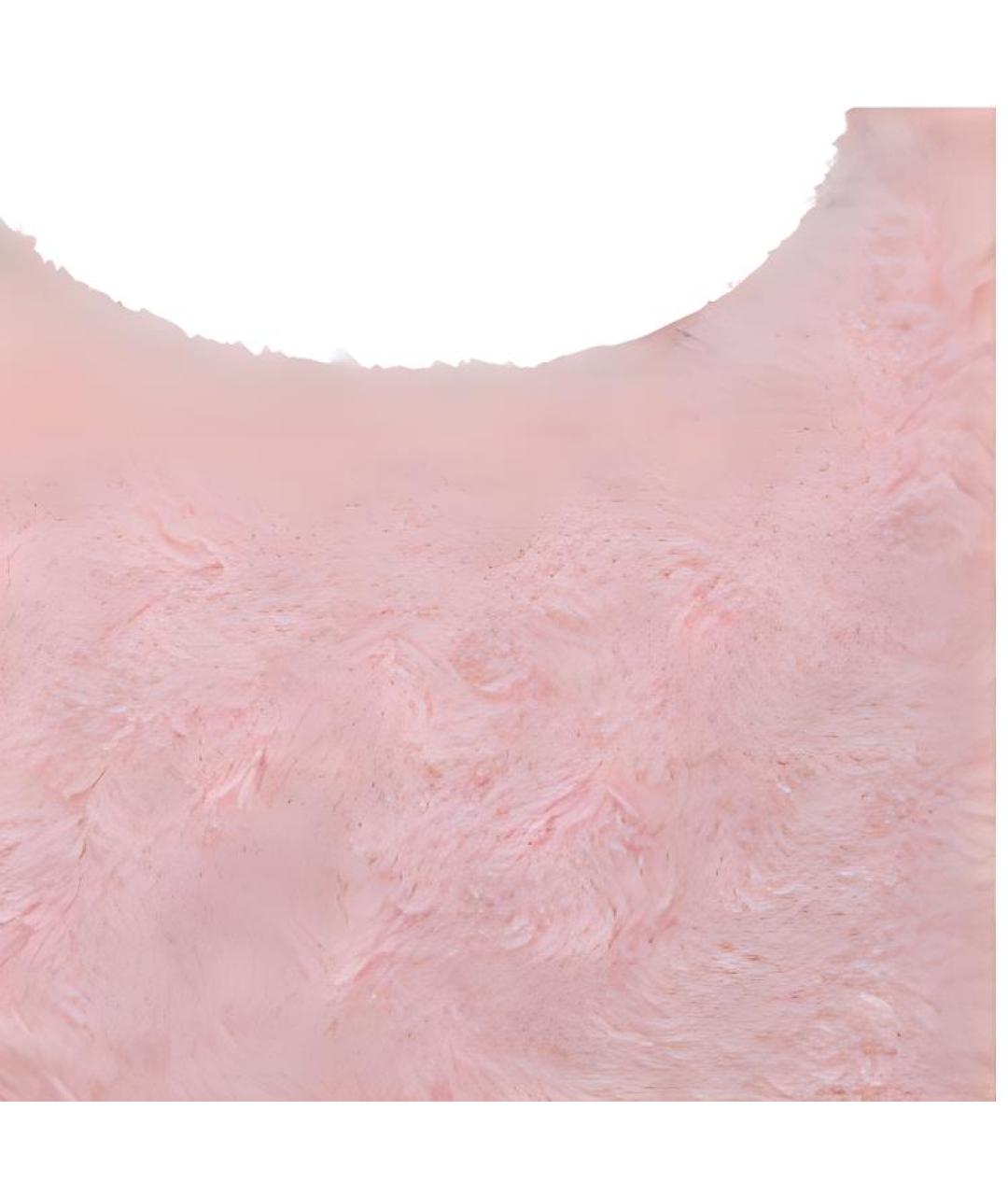 PRADA Розовая шерстяная сумка через плечо, фото 5