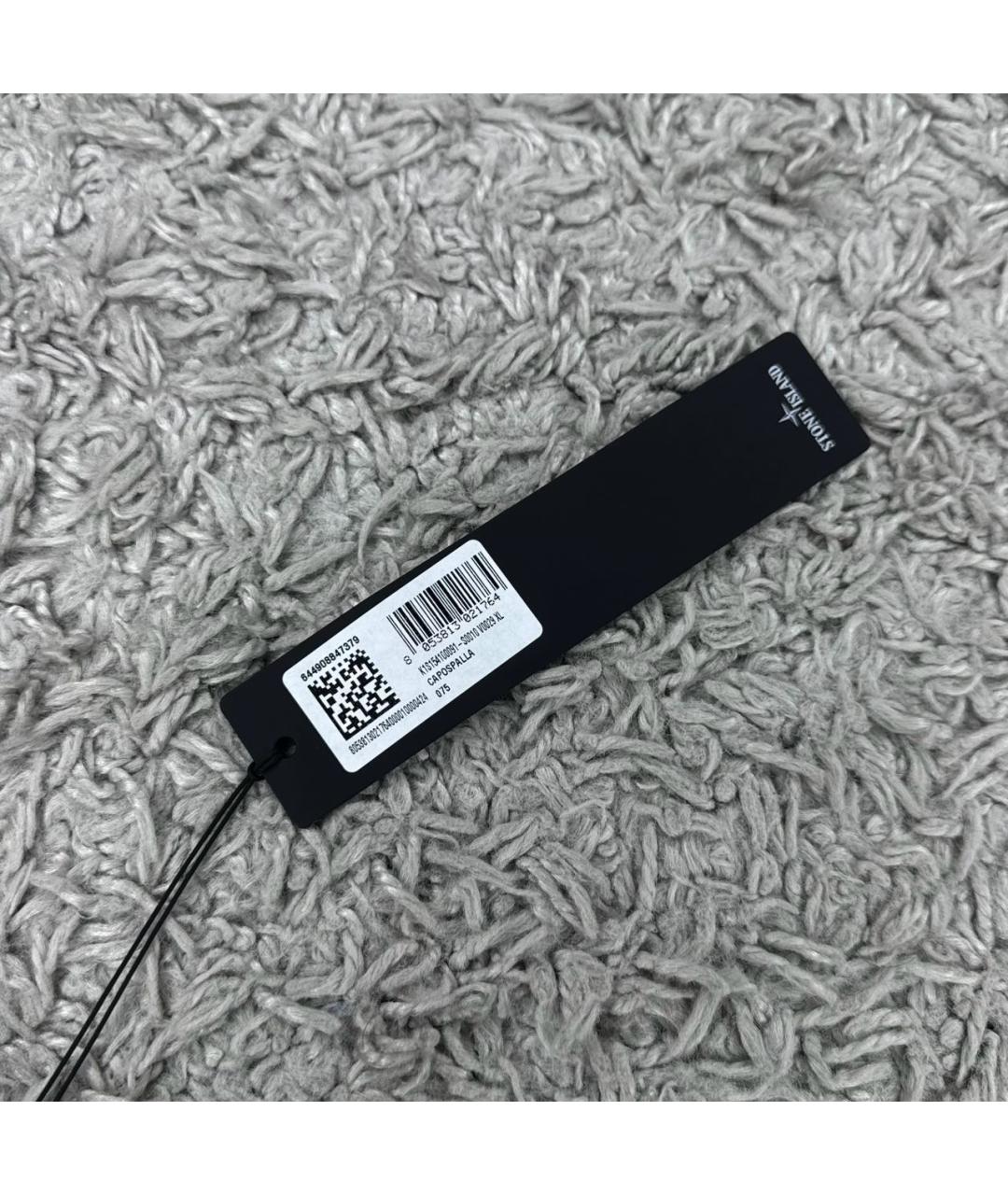 STONE ISLAND Черная хлопковая куртка, фото 4