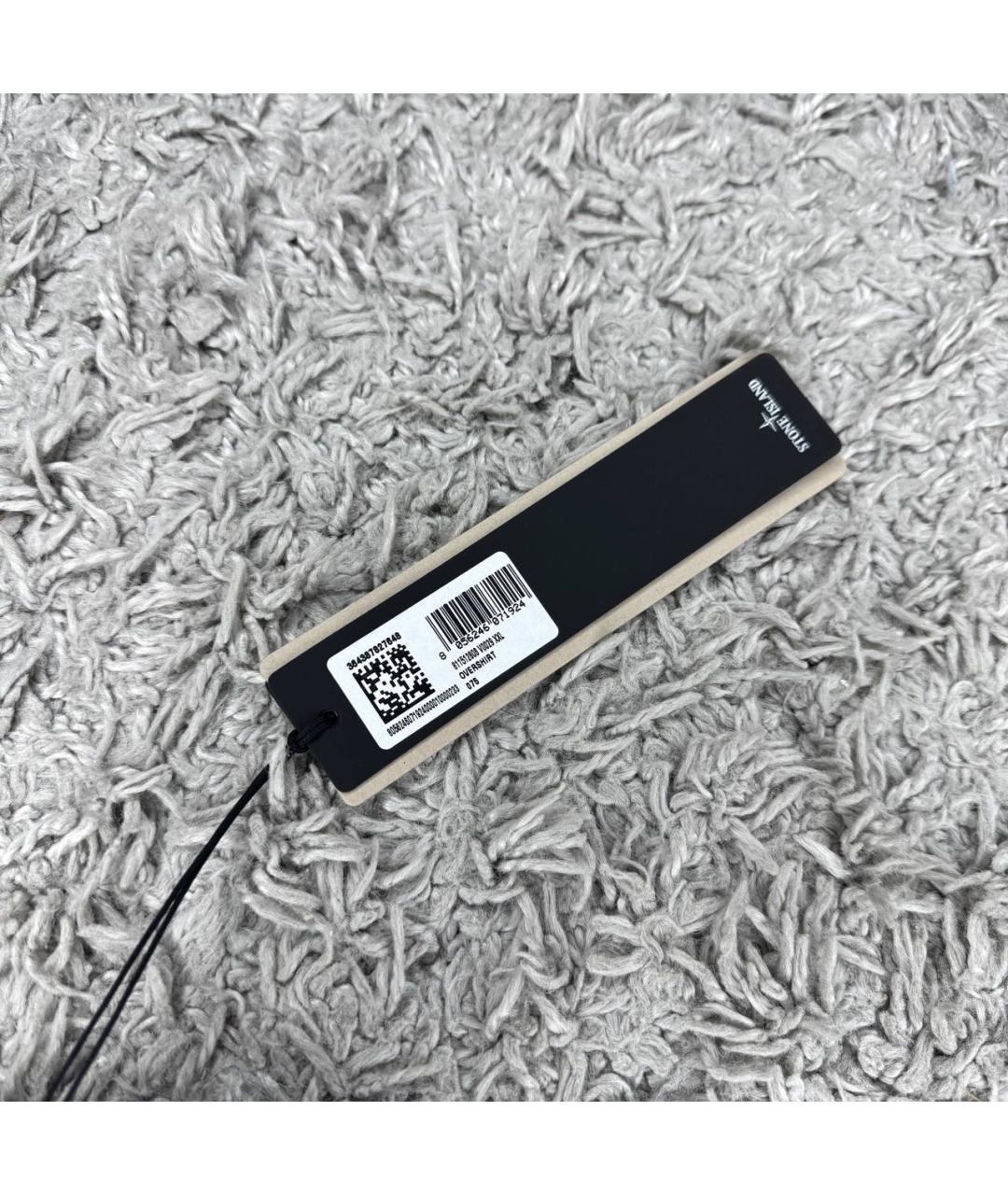 STONE ISLAND Черная хлопковая куртка, фото 4