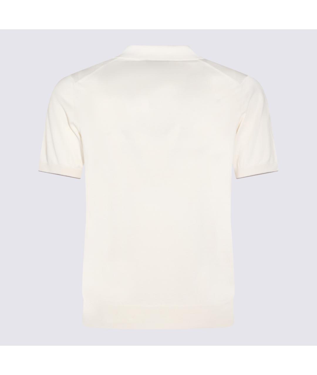 BRUNELLO CUCINELLI Белое поло с длинным рукавом, фото 2