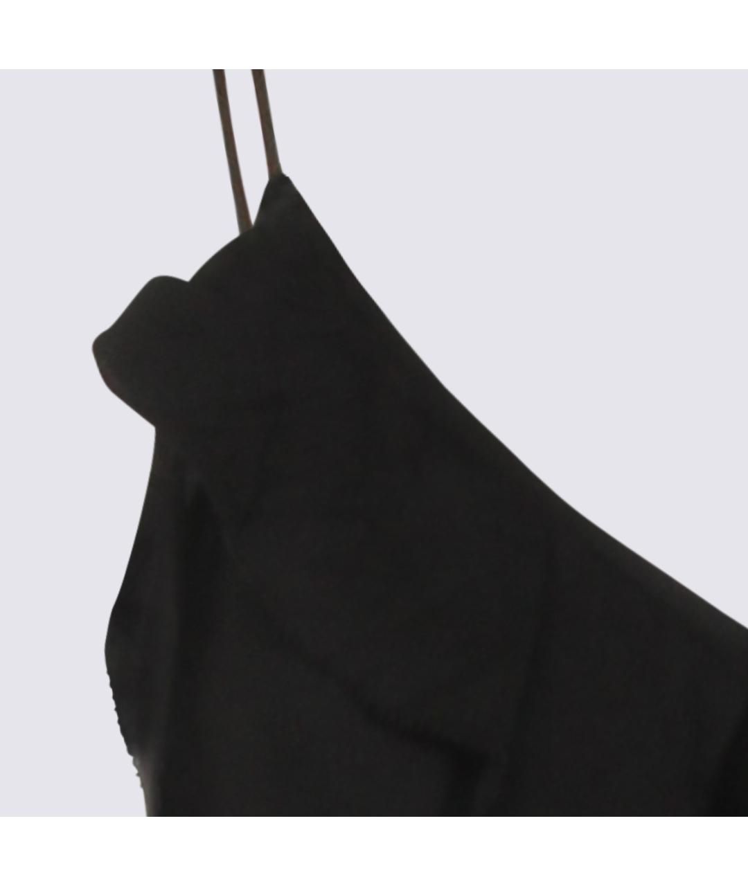 ISABEL MARANT ETOILE Черное хлопковое вечернее платье, фото 3