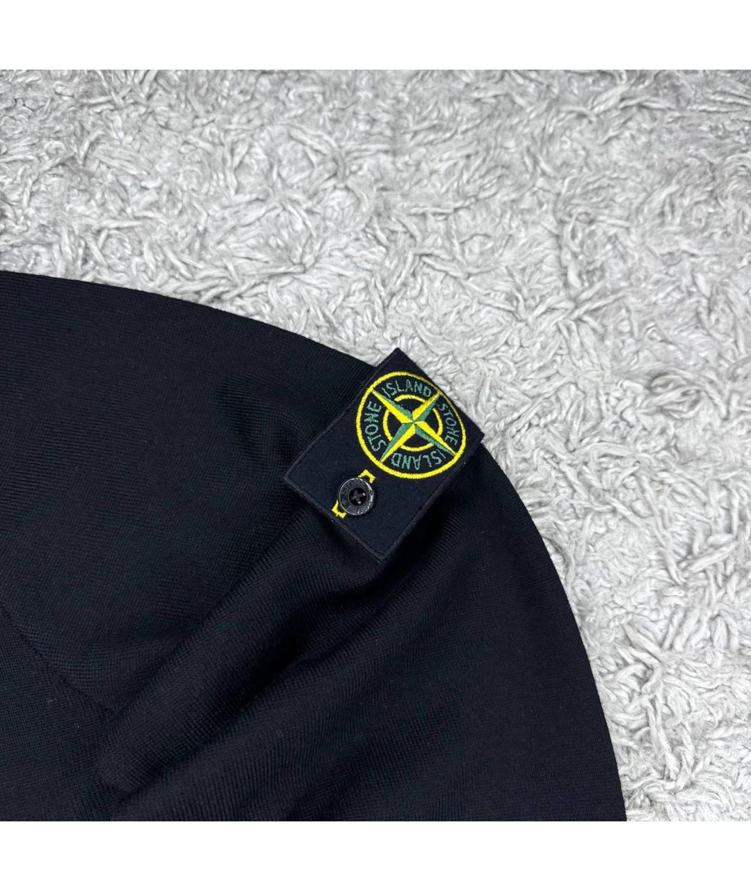 STONE ISLAND Черный кардиган, фото 2