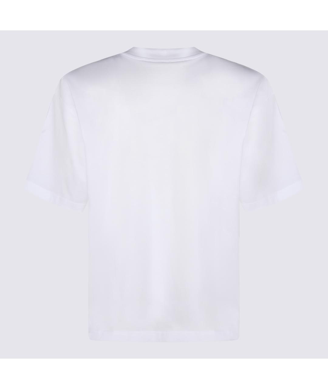 MARNI Белая хлопковая футболка, фото 2