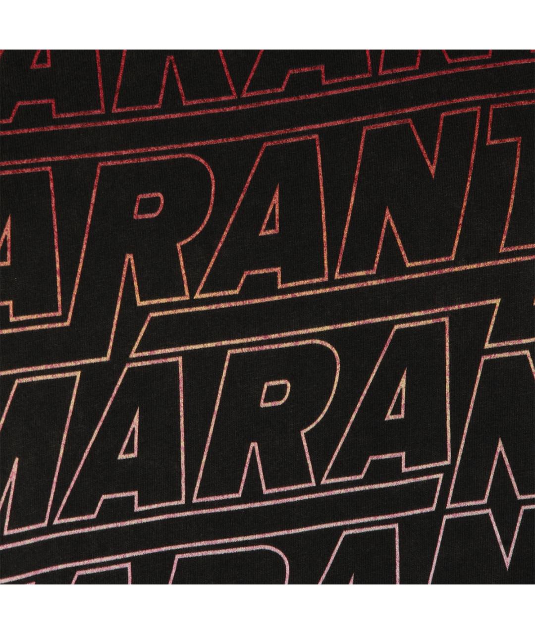 ISABEL MARANT ETOILE Черная хлопковая футболка, фото 3