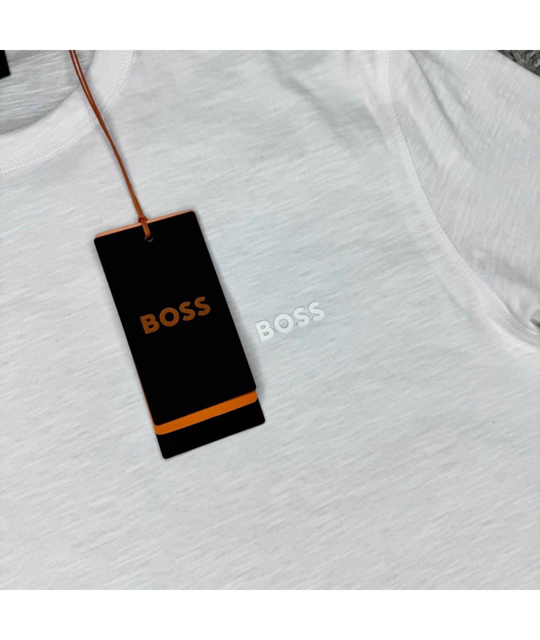 HUGO BOSS Белая футболка, фото 3