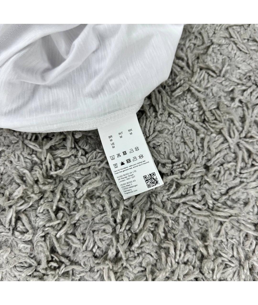 HUGO BOSS Белая футболка, фото 5