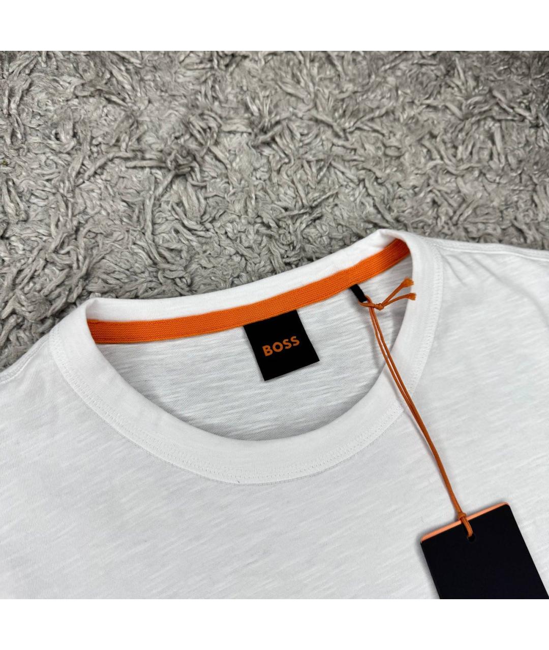 HUGO BOSS Белая футболка, фото 2