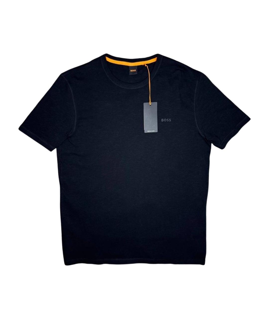 HUGO BOSS Черная хлопковая футболка, фото 1