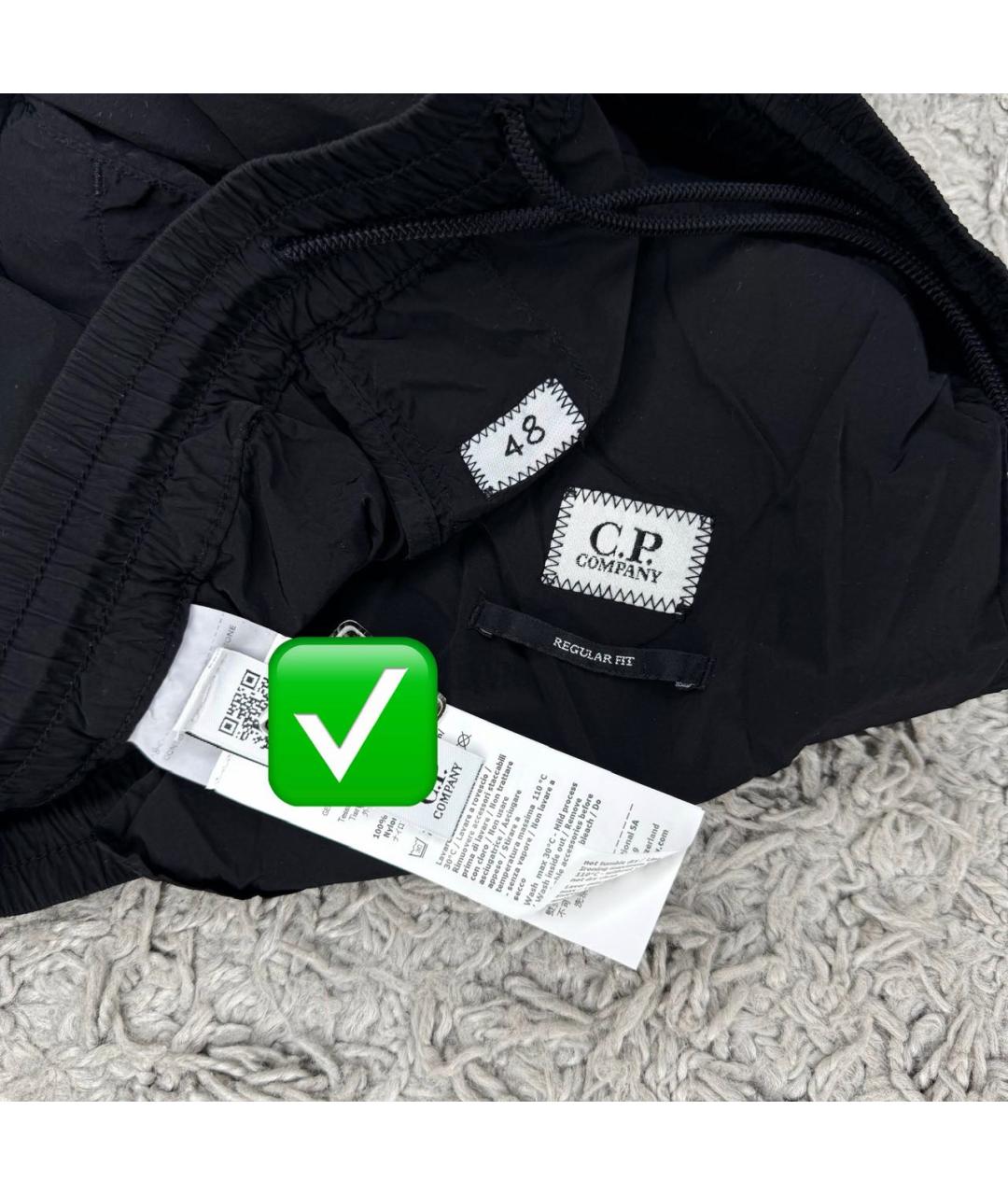 CP COMPANY Черные повседневные брюки, фото 5