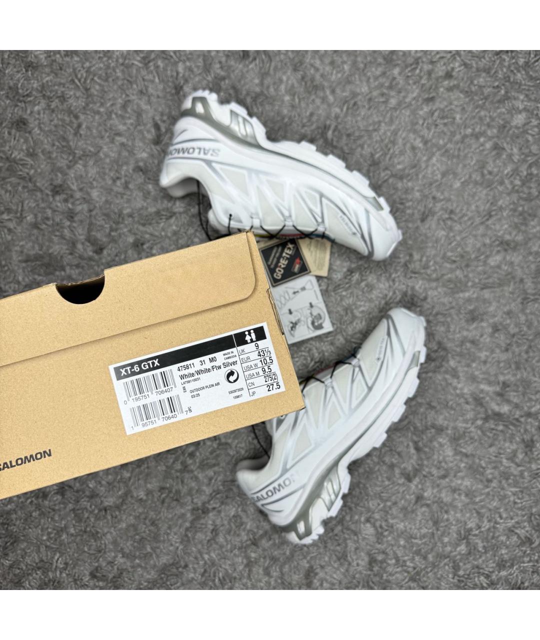 SALOMON Белые низкие кроссовки / кеды, фото 8