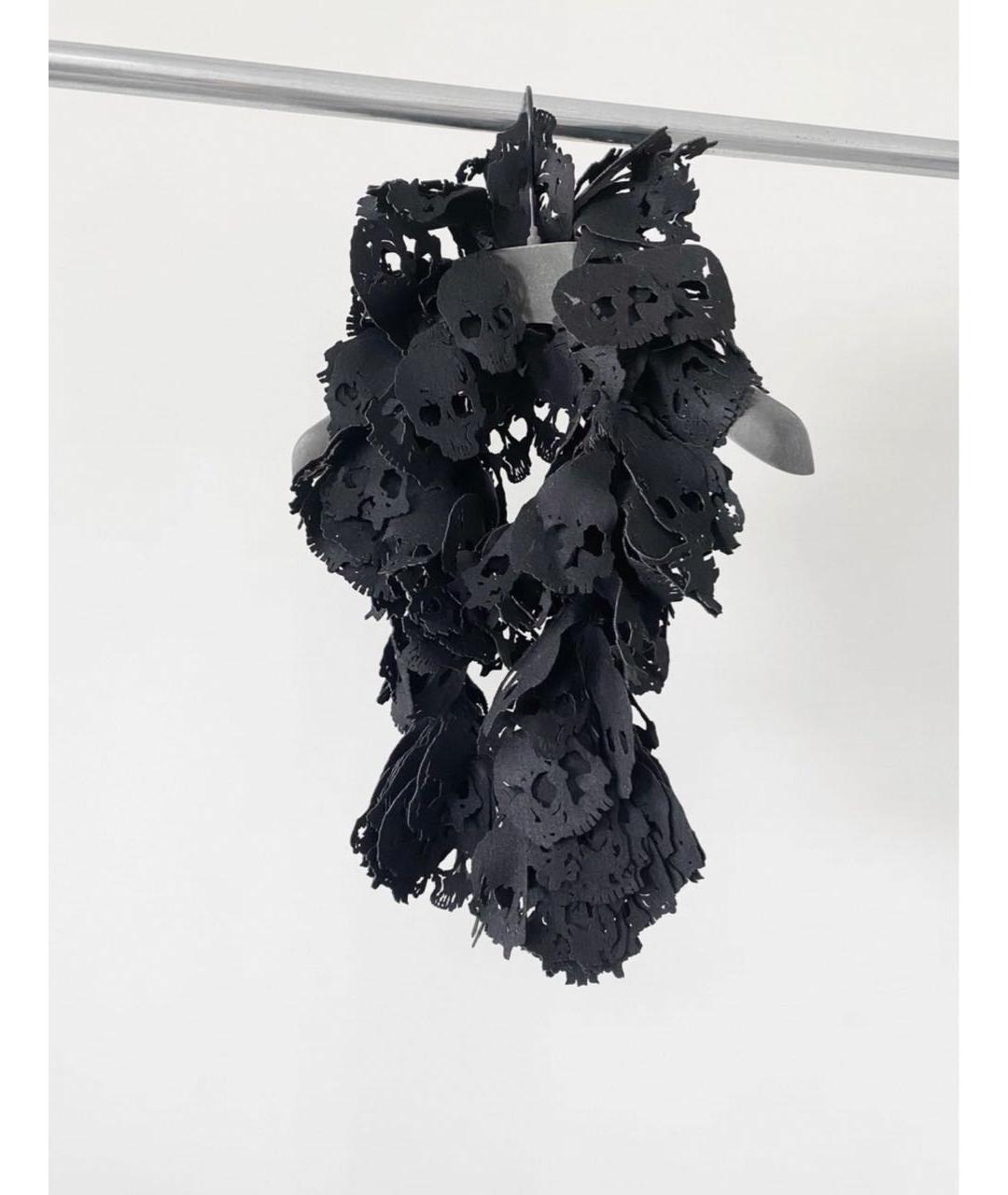 UNDERCOVER Черный шарф, фото 4