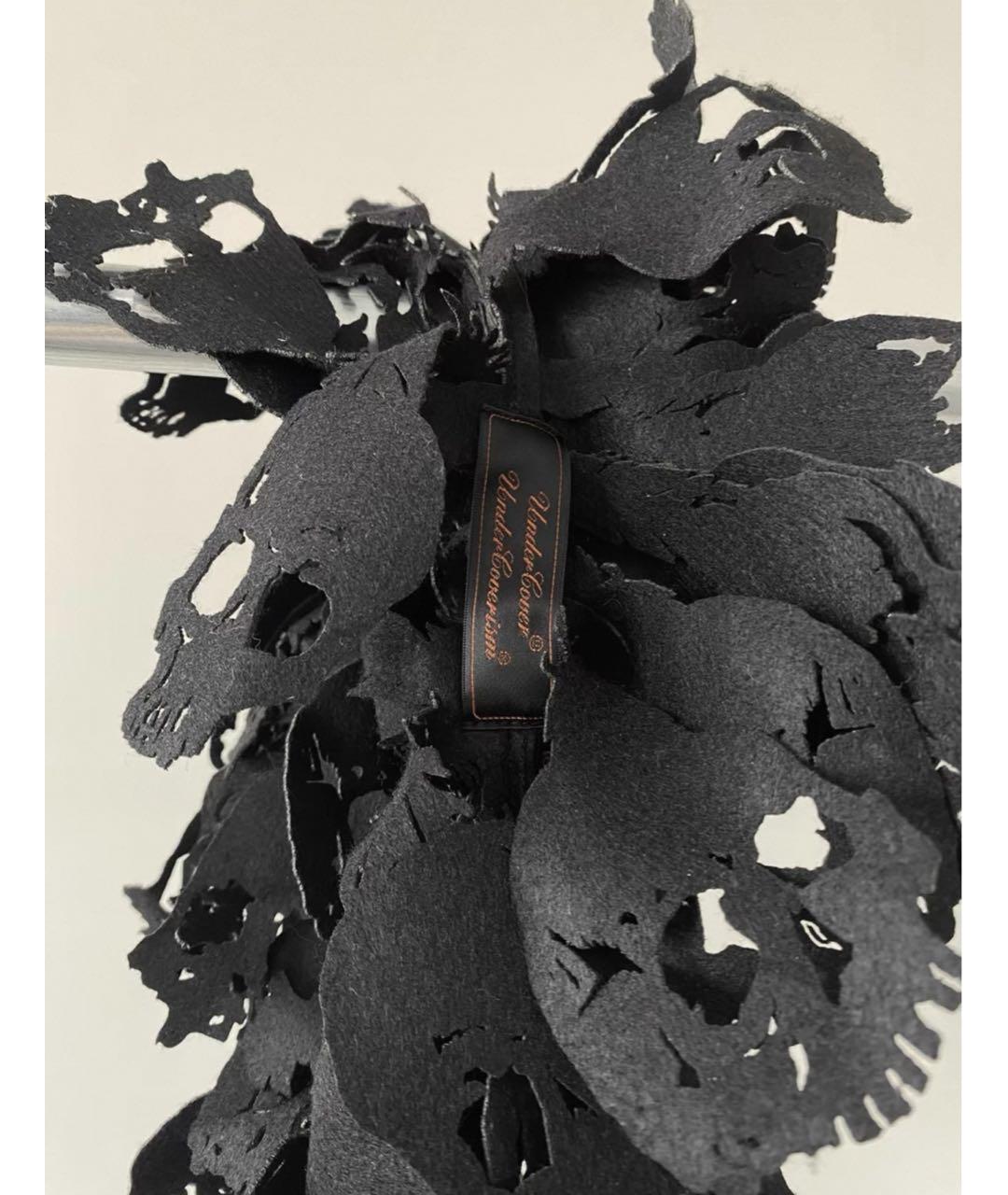 UNDERCOVER Черный шарф, фото 3