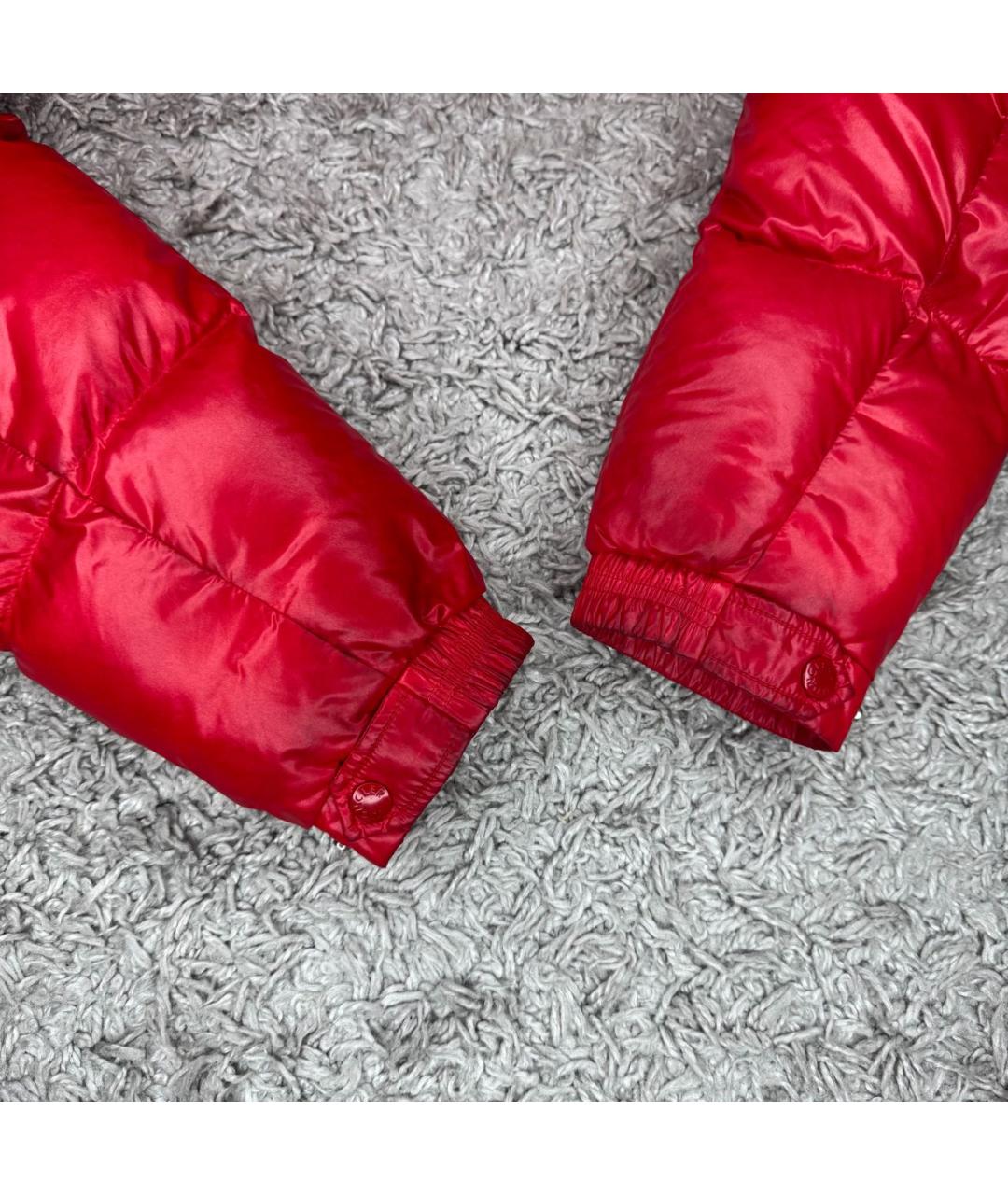 MONCLER Красный пуховик, фото 8