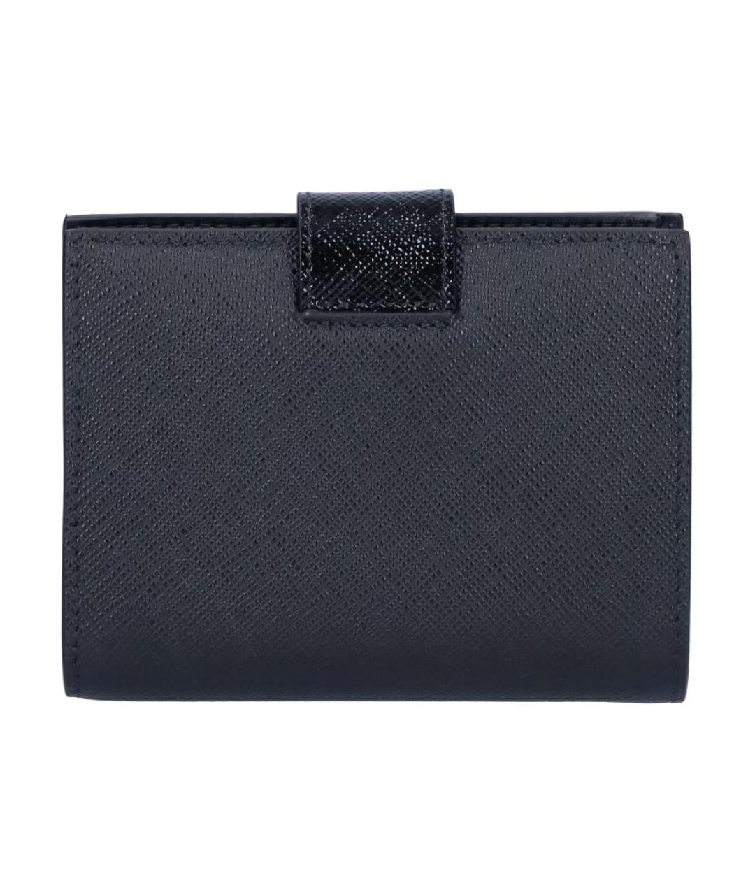 PRADA Черный кожаный кошелек, фото 3