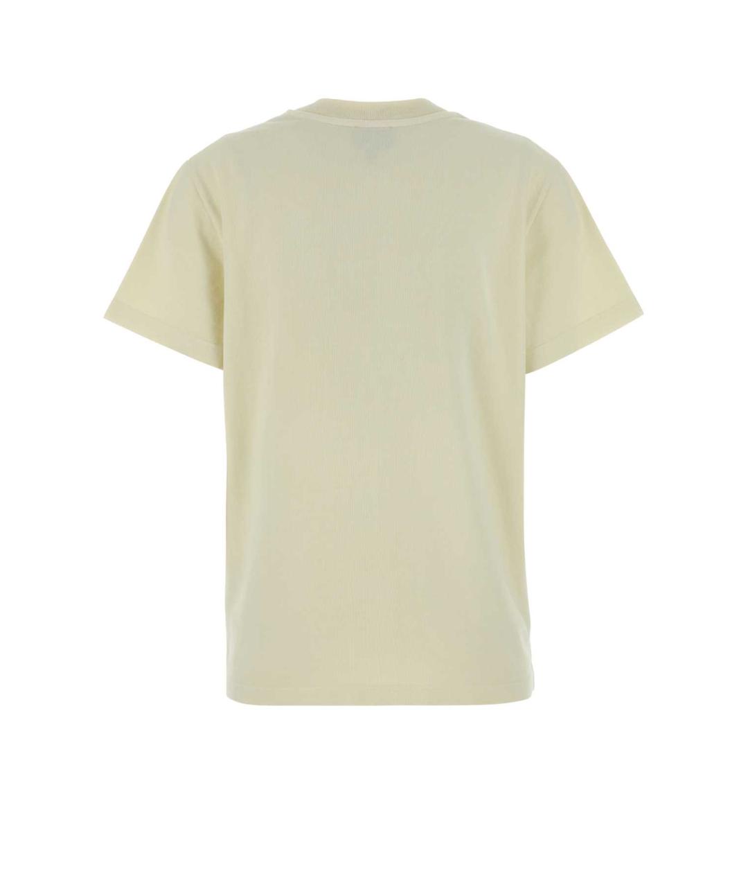 A.P.C. Желтая хлопковая футболка, фото 2