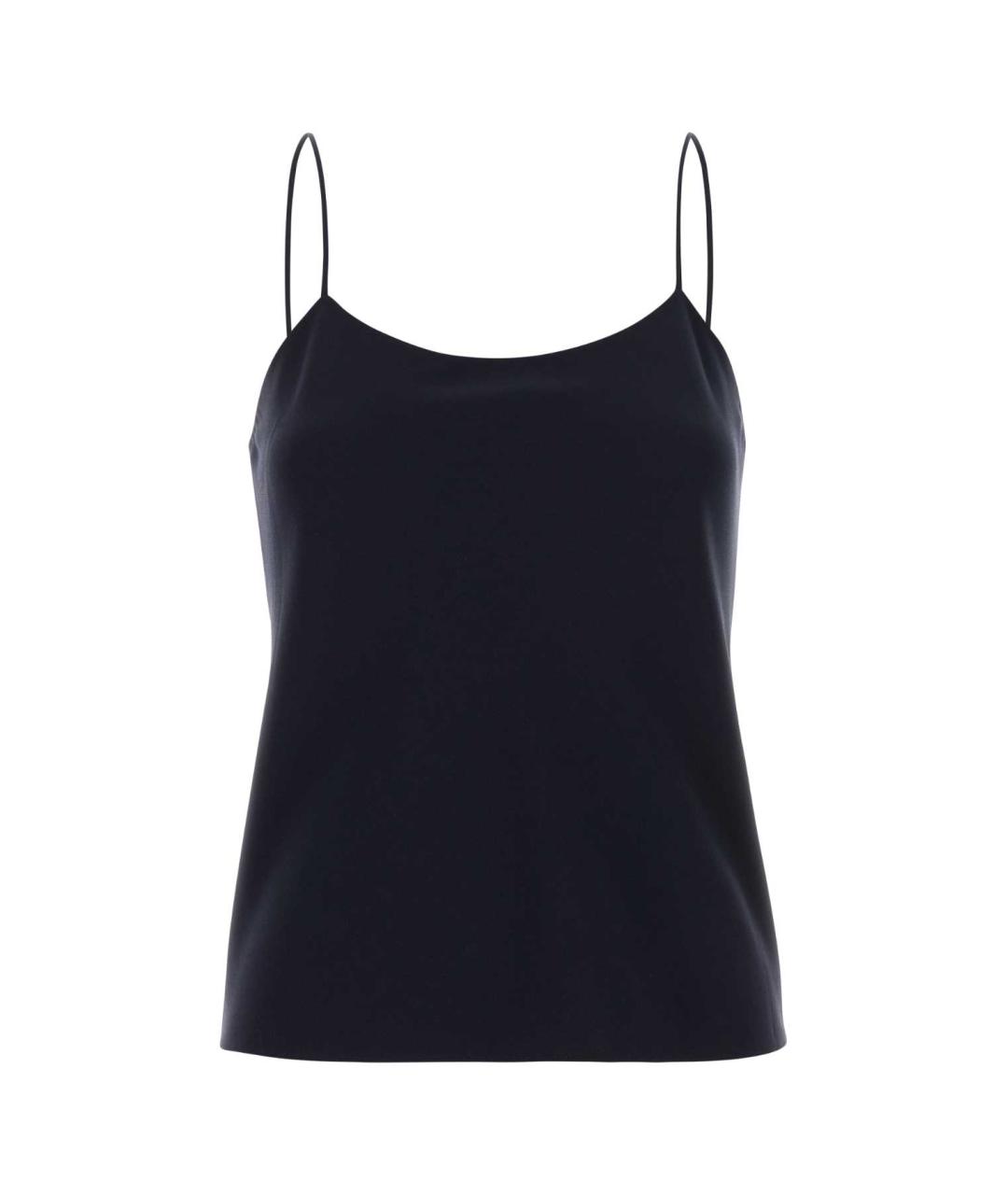 THE ROW Темно-синяя ацетатная майка, фото 1