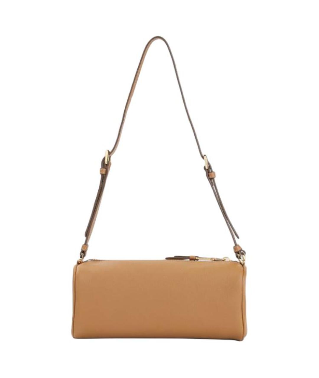 PRADA Коричневая кожаная сумка через плечо, фото 2