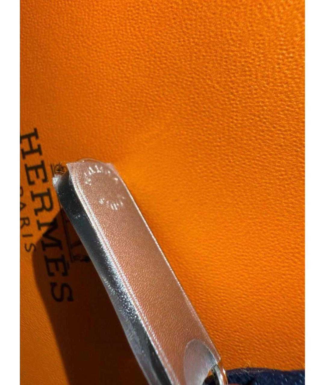 LOUIS VUITTON Темно-синий кожаный кошелек, фото 4