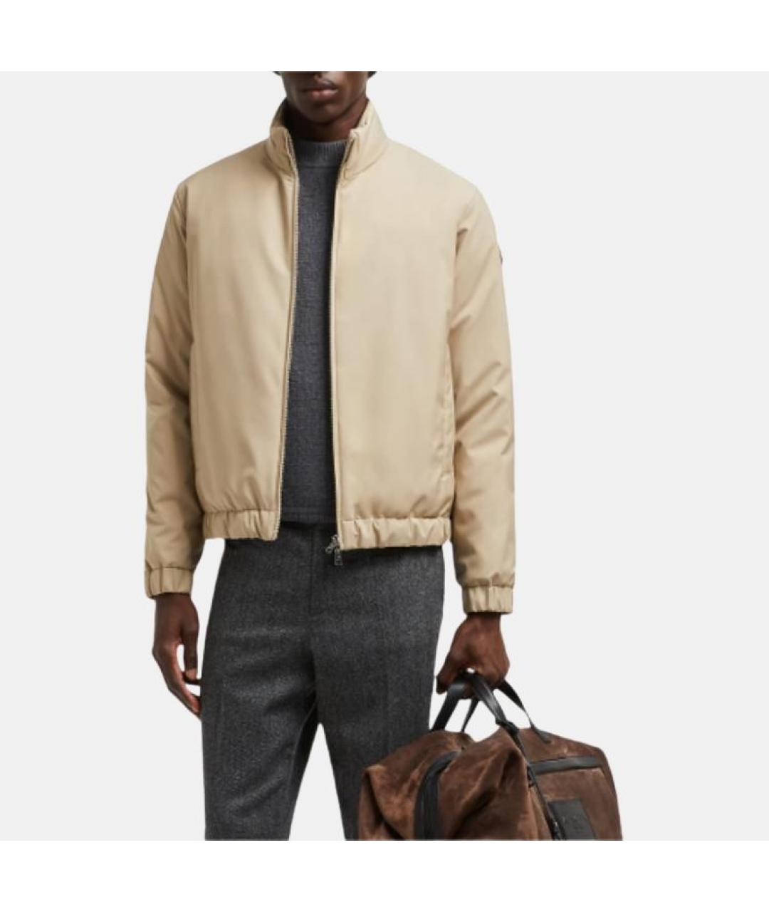 MONCLER Коричневая куртка, фото 4